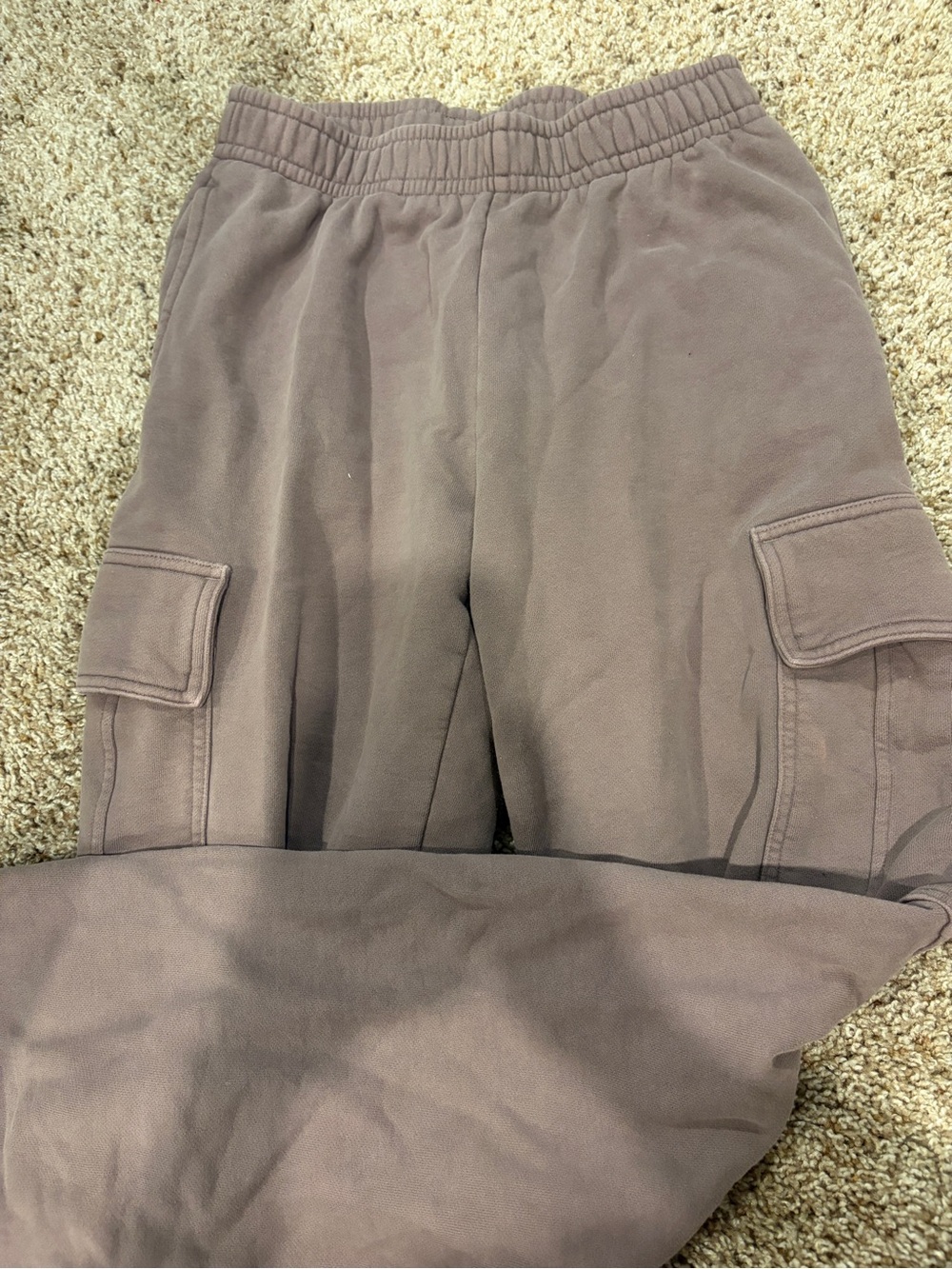 TNA Mega Cozy Fleece Joggers in Dusty Mauve